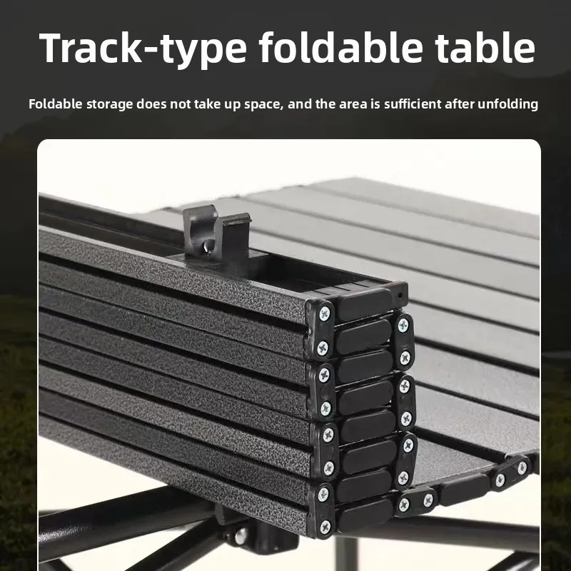 Portable Simple Leisure Rectangular Folding Tables for Wild Dining Camping Hiking Outdoor Entertainment Camping Gear