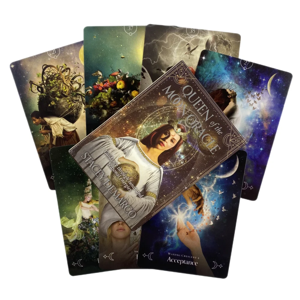 Arcanum Tarot Cards Divination Deck English Versions Edition Oracle Board Playing Game For Party