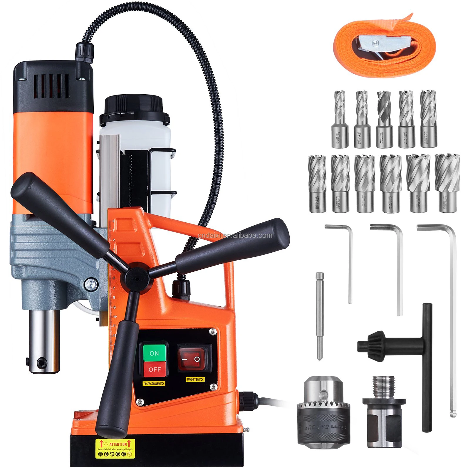 DAIXI Mag Drill Magnetic Core Drilling Machine,1300W  Portable Mag Drill Press 800RPM