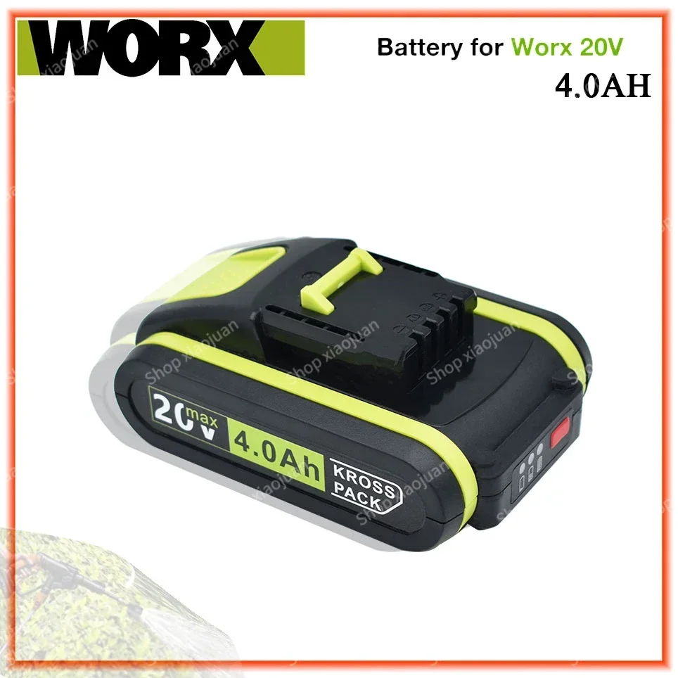 

Power Tools Rechargeable Replacement Battery 20V 4000mAh Lithium for Worx WA3551 WA3553 WX390 WX176 WX178 WX386 WX678