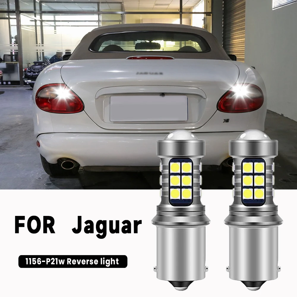 Luz de Backup LED para Jaguar XK8, lâmpada reversa, Canbus Acessórios, 1996-2006, 2000, 2001, 2002, 2003, 2004, 2005, 2pcs