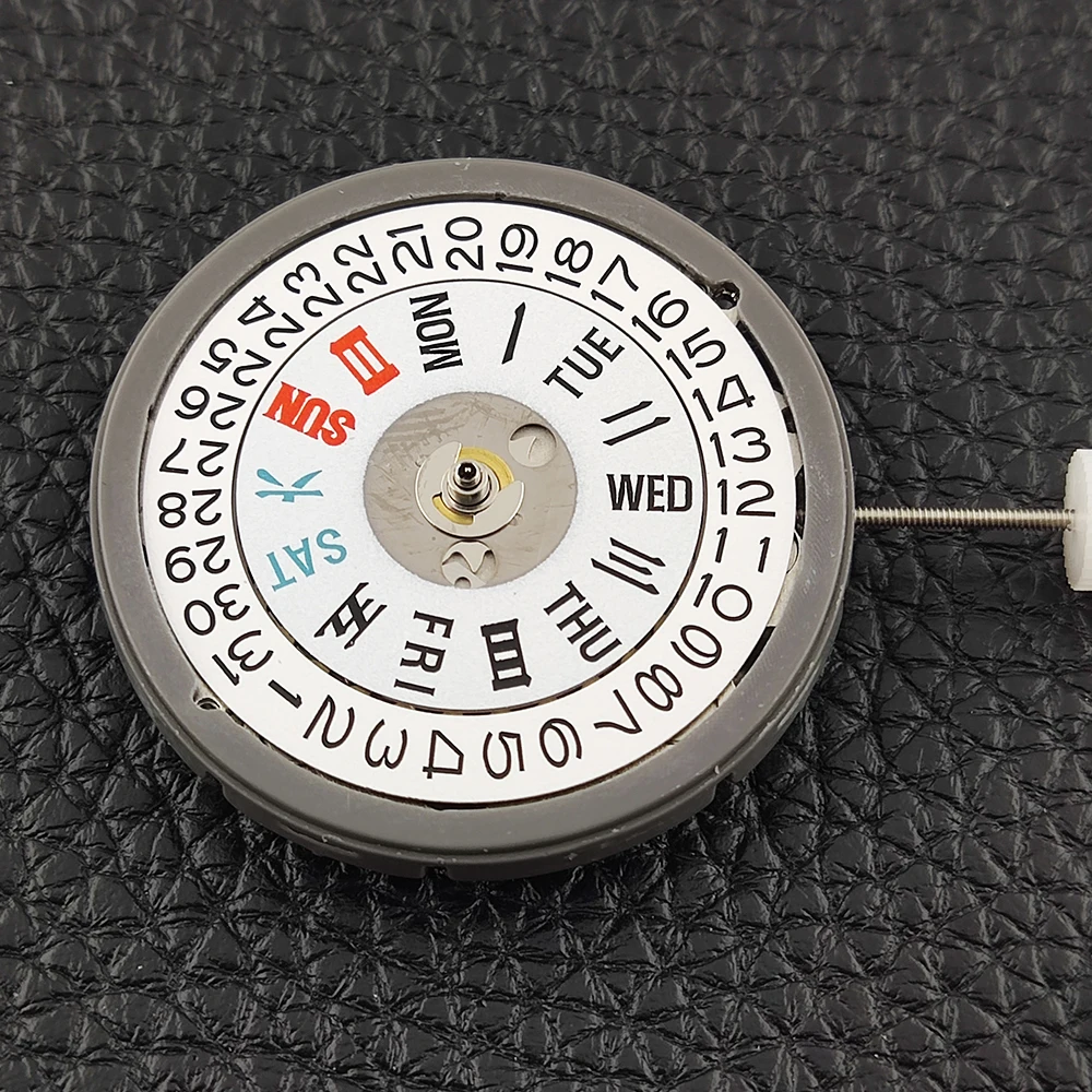 

Китайский автоматический механизм NH36, высокая точность, 24 камня, китайский/английский, белый циферблат, дата на 3 часах, механизм NH36