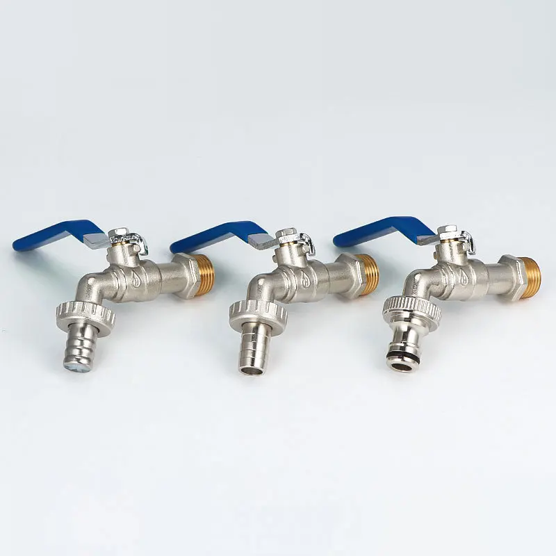 Copper Quick Opening Washing Machine Faucet Outdoor Garden Garden Mop Pool 4 Diverging Nozzle Quick Connection Balcony Faucet