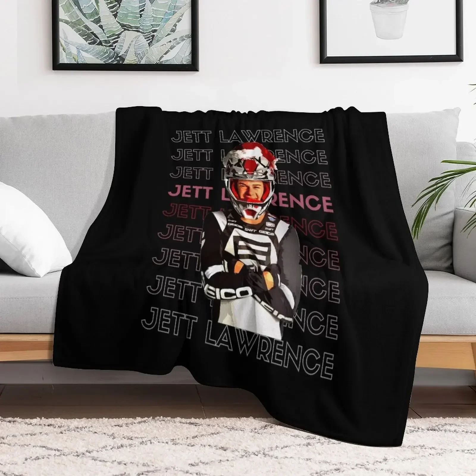 

Jett Lawrence Jettson 83 Classic Tshirt Throw Blanket funny gift christmas gifts Blankets