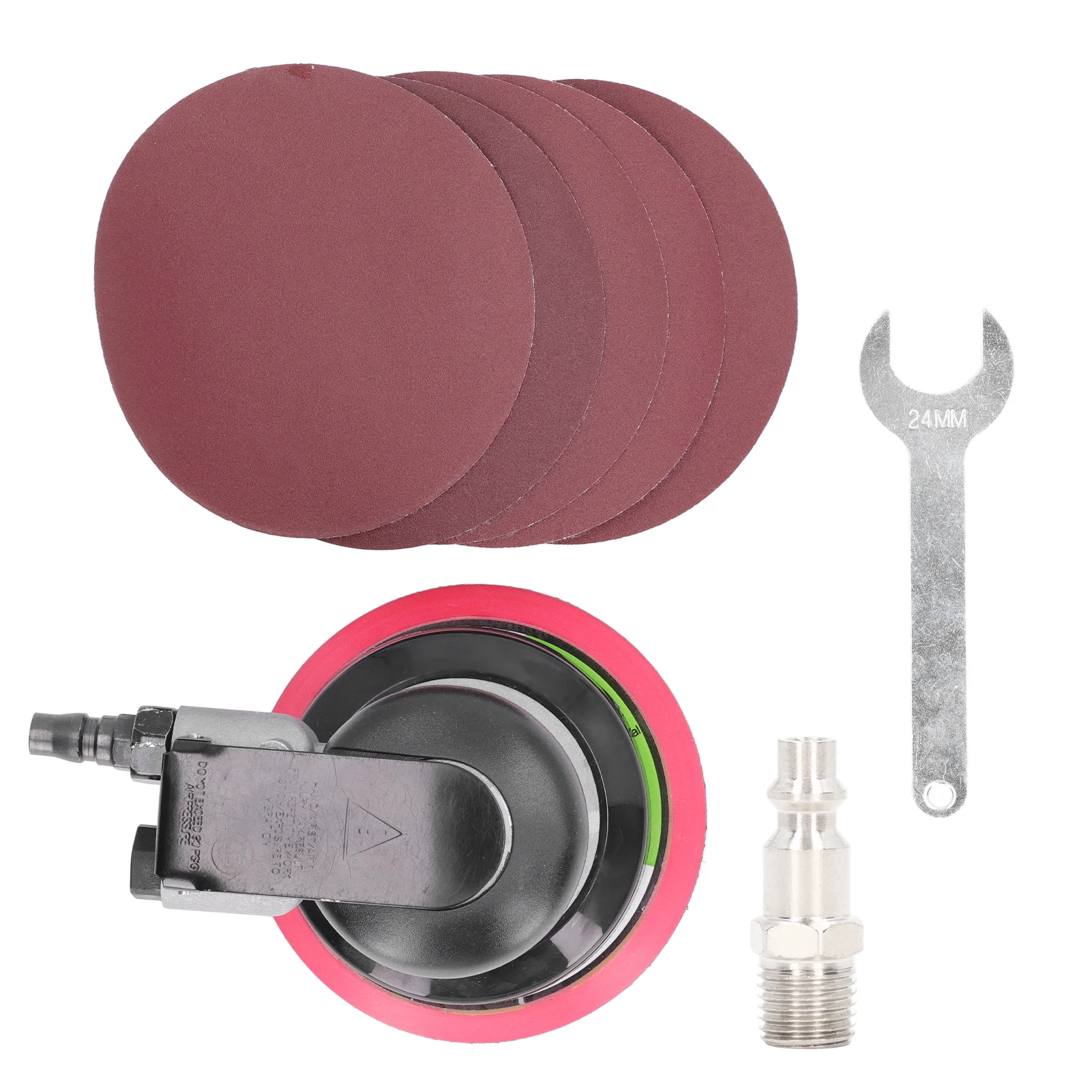 

Pneumatic Palm Sander 5in Pneumatic Palm with Sandpapers for Auto Work US Joint Air Sander Pneumatic Palm Sander Style Joint