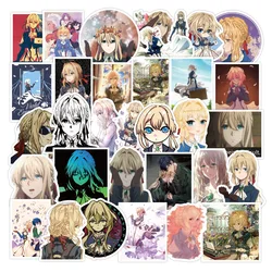 10/30/50pcs Violet Evergarden Japanese Anime Graffiti  Sticker Cartoon Infinite Love Birthday Phone Laptop Decal Decor Stickers