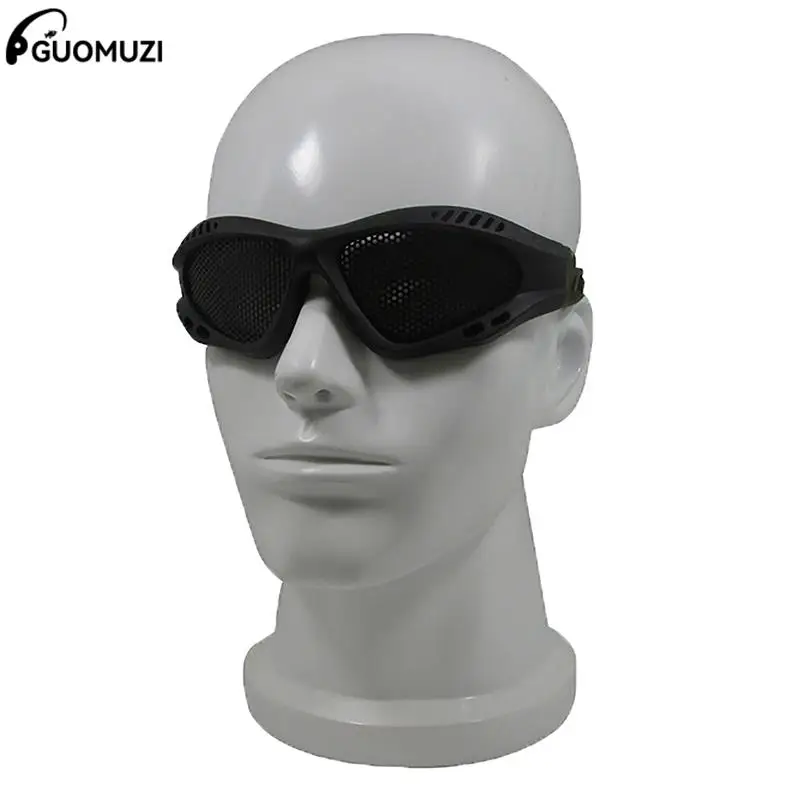 Tactical Paintball Goggles Eyewear Steel Wire Mesh Airsoft Net Glasses Eye Goggle Shock Resistance Eye Game Protector