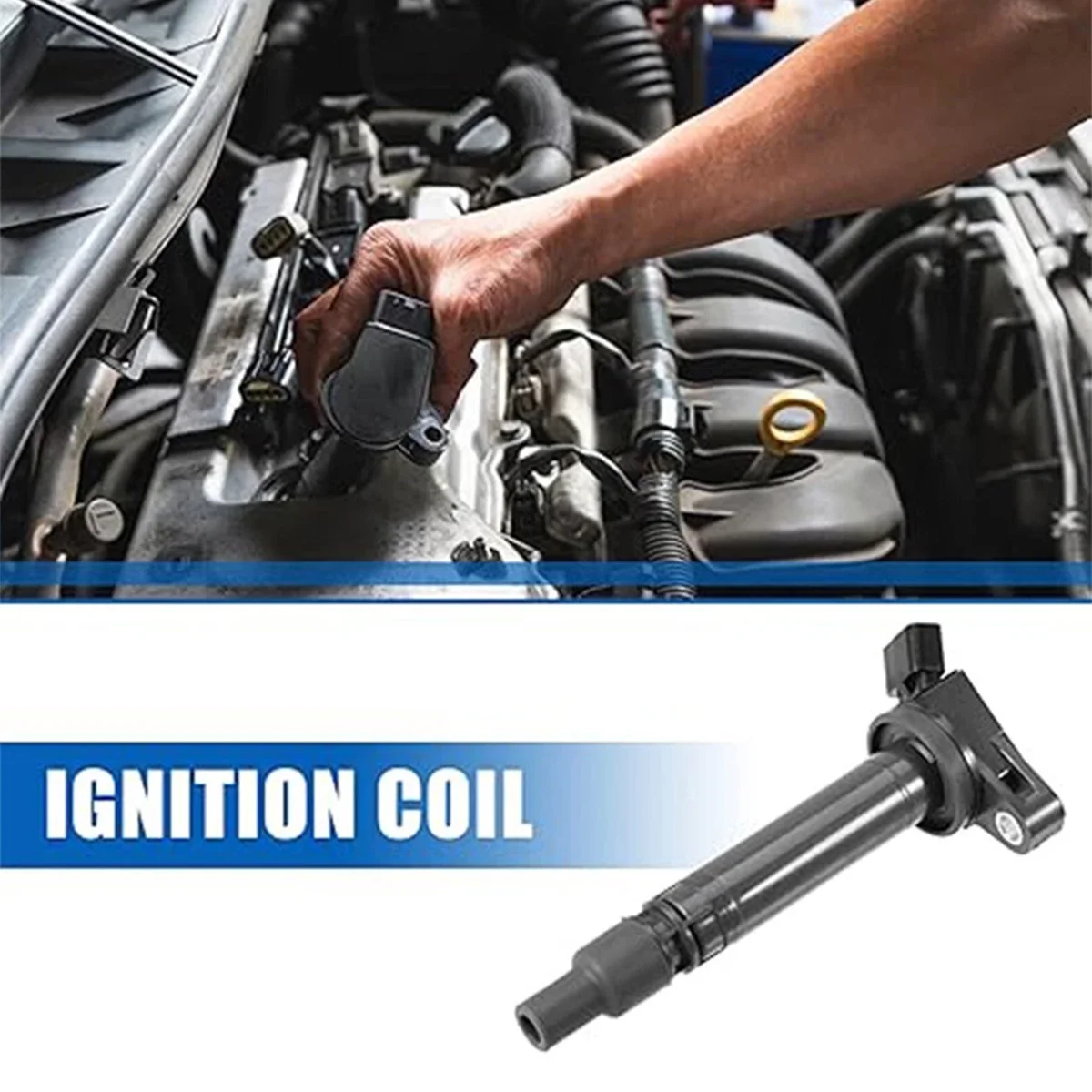 1/4/6 قطعة ملف الإشعال التوصيل ل 2012-2015 سليل iQ 1.3L L4 NSP110 NSP120 NSP130 1NRFE 90919 02257 90919-02257 #5
