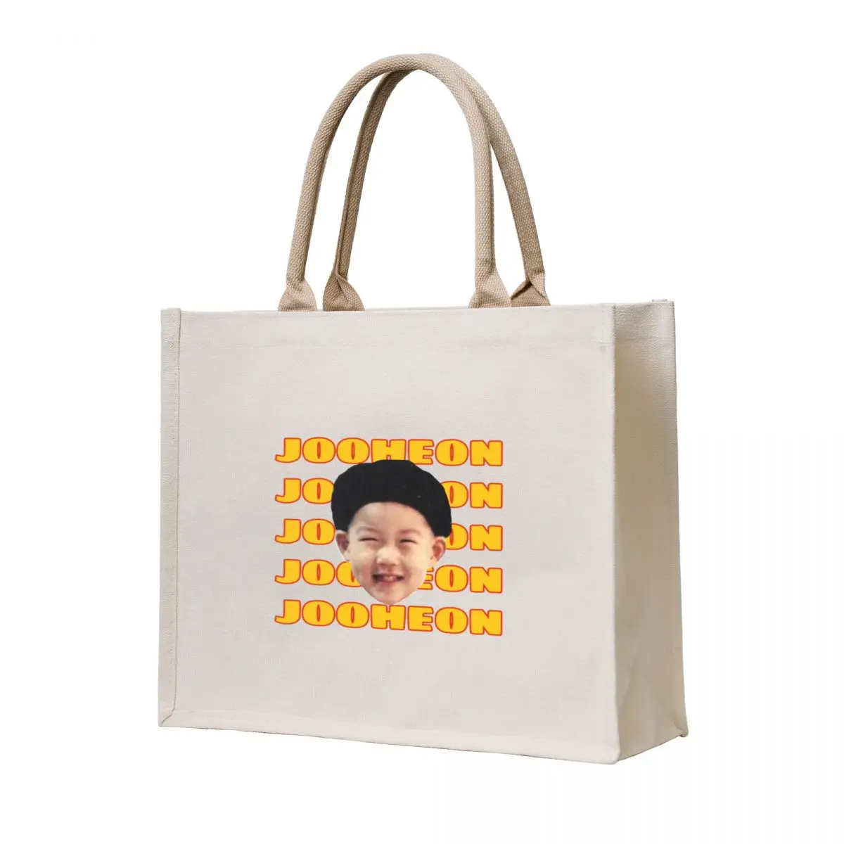 

monsta x baby jooheon Tote Bag custom canvas bag tote bags men Woman shopper bag Canvas for women