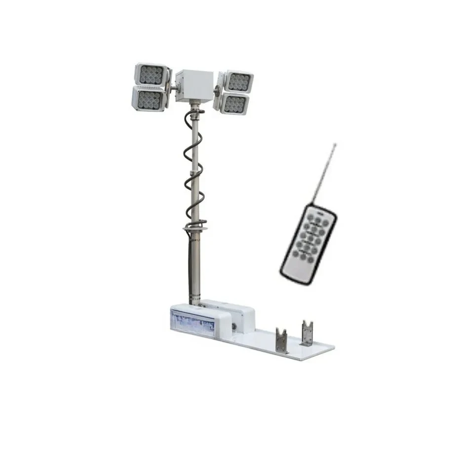 

Mobile Vehicle Roof Mount Antenna Mast with PTZ Camera Video System Telescopic Mast for Telecommunication Towers & Accessories