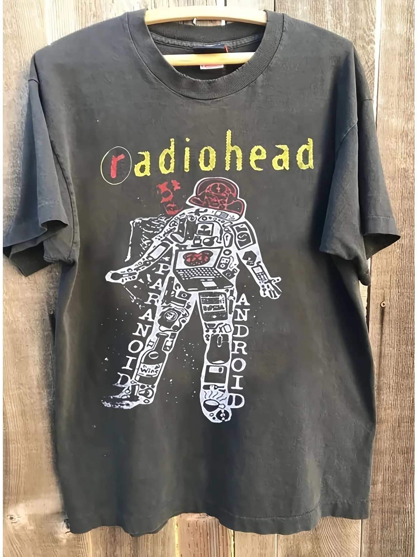 R R Adi Os Heads Band Shirt Rare Design Charcoal Unisex T Shirt Men Women