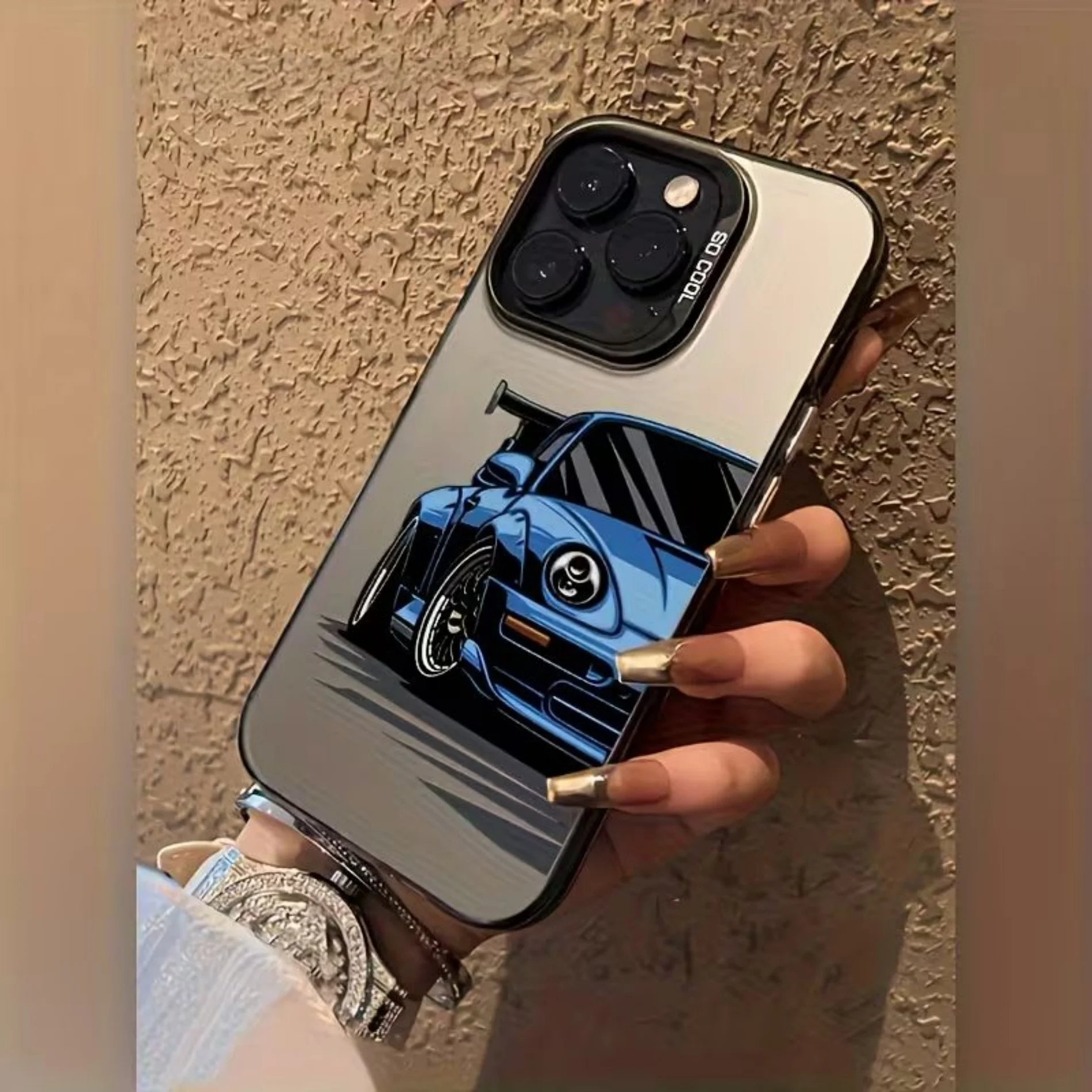 เคสลายการ์ตูนรถแข่งสีน้ำเงินดี - Apple Iphone 15 Pro Max บทวิจารณ์และราคา