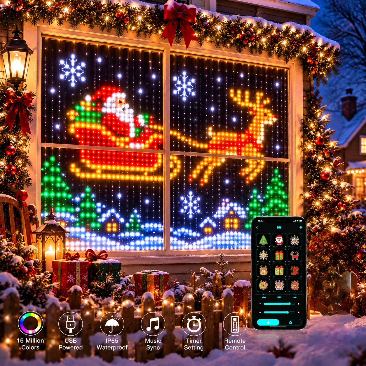 led-pixel-curtain-lights-bluetooth-app-control-rgb-smart-diy-window-christmas-holiday-party-home-indoor-decor