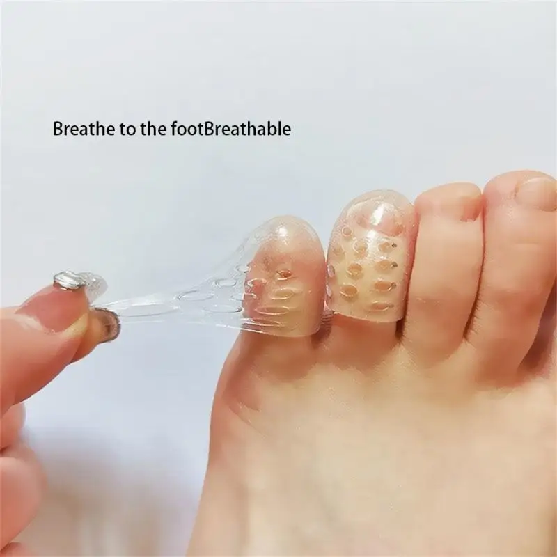 2-20PCS Toe Separator Breathable Silicon Toe Caps Toenails Protection Elasticity Anti-Friction Sweatproof For Foot Protectors