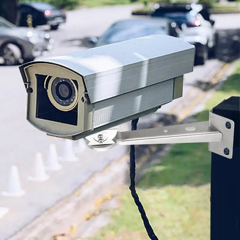 Security Camera Bracket stainless steel Wall Mount Camera Support Universal Adjustable Security Camera Pole for Indoor/Outdoor