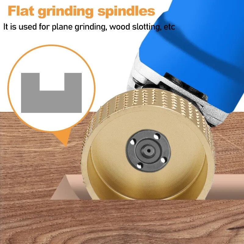 Wood Angle Grinding Wheel Angle Grinder Wood Carving Disc Aperture 16mm/22mm Wood Grinding Shaping Disc for Angle Grinders