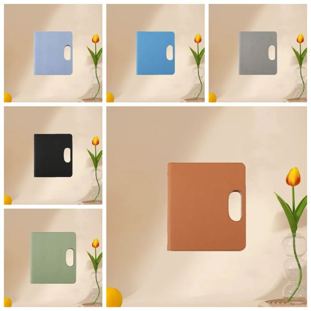 

PU Leather A5 Notebook Retro To Do List Meeting Minutes Book Stationery School Supplies Loose Leaf Notebook Birthday Gifts