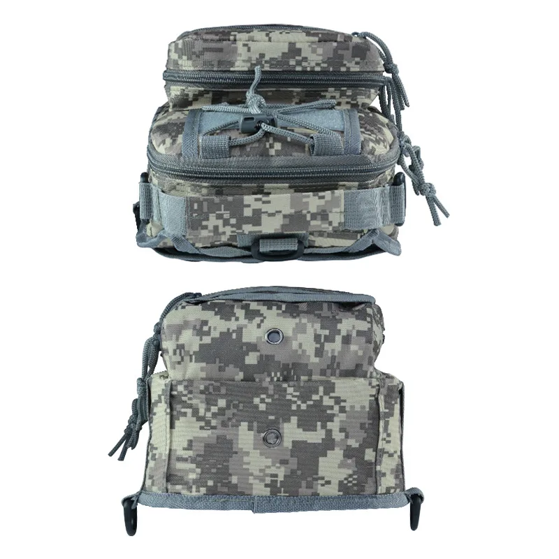 Military Bag Military Camouflage Oxford Cloth Crossbody Bag Men\'s Crossbody Bag Sports Outdoor Tactical Chest Bag