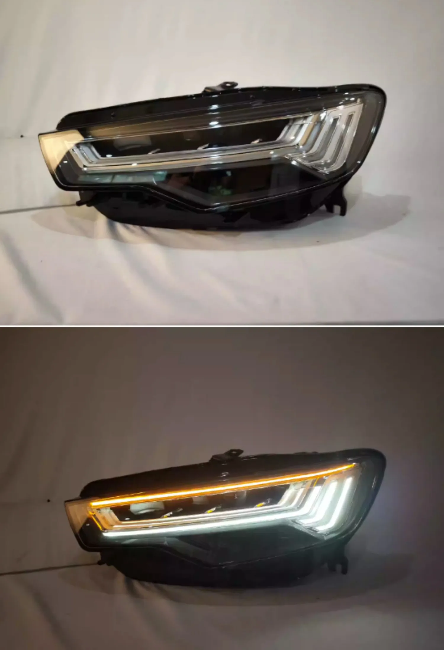 

Front headlamp Led Headlight for Audi A6l 12-18 modified c8 DRL Daytime Running DRL Turn signal