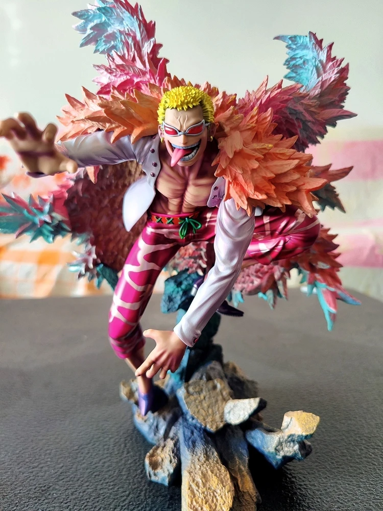 One Piece Anime Donquixote Doflamingo Portrait of Pirates Action Figure PVC Model Doll Collection Decoration Toys for Kids Gift