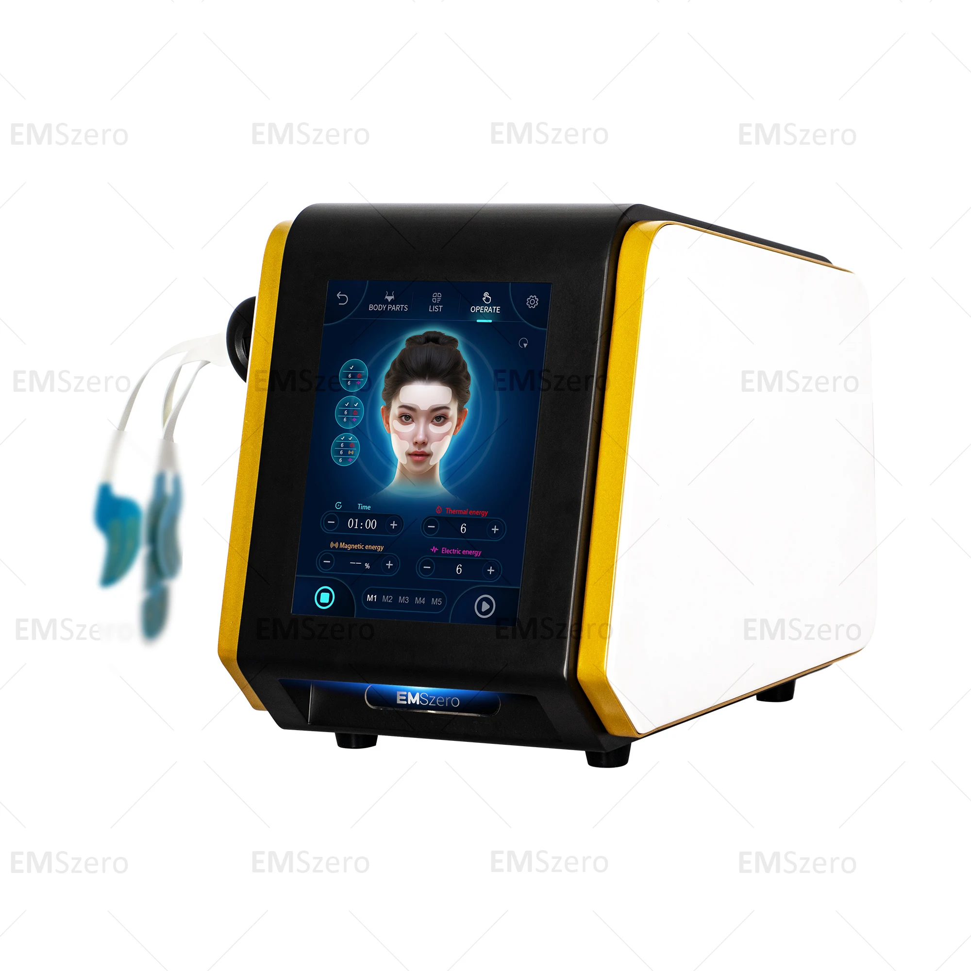 

MYOSLIM Muscle Toning Skin Tightening increase Muscle Ems Building Face Liftting Anti-ageing for Salon Machine Professional.