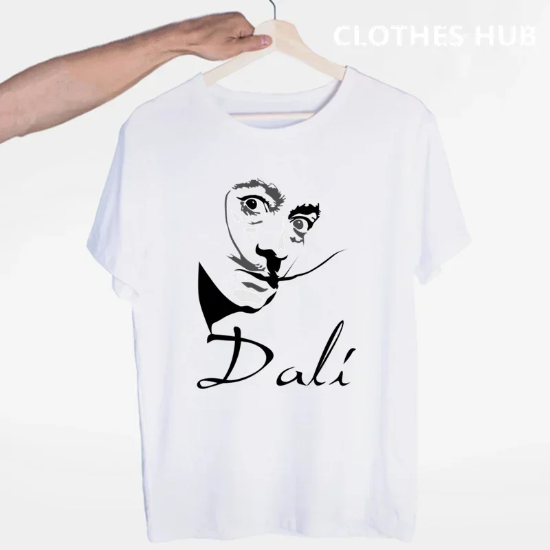 Salvadore Dali Tribute T-shirt O-Neck Short Sleeves Summer Casual Fashion Unisex Men And Women Tshirt