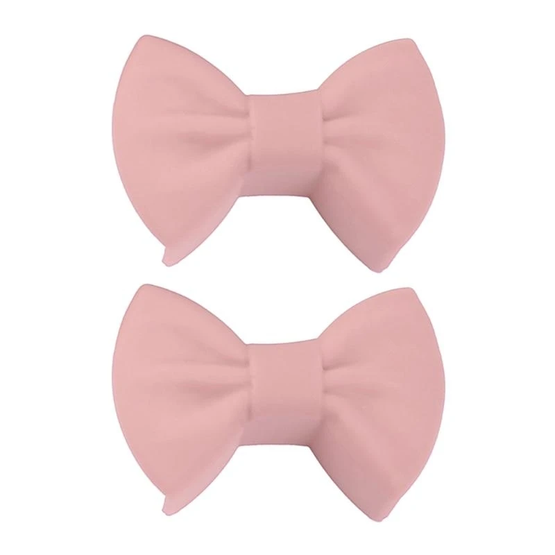 2 Pack Convenient Silicone Finger Protector Oven Gloves Silicone Bowknot Clip Heat Insulation Clip for Kitchen Safety N2UD
