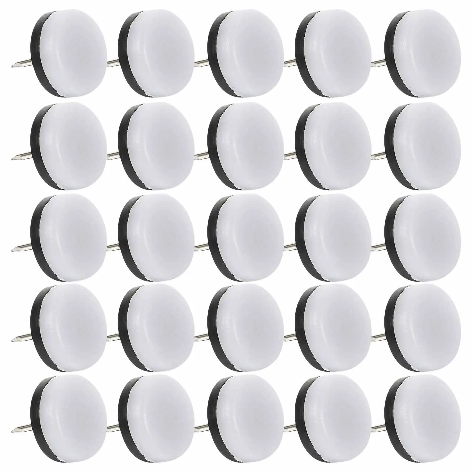 

40pcs 28mm Anti-slip Foot Nails for Legs Chairs Tables Noise-proof Floor Protectors Furniture Pad Furniture Glide