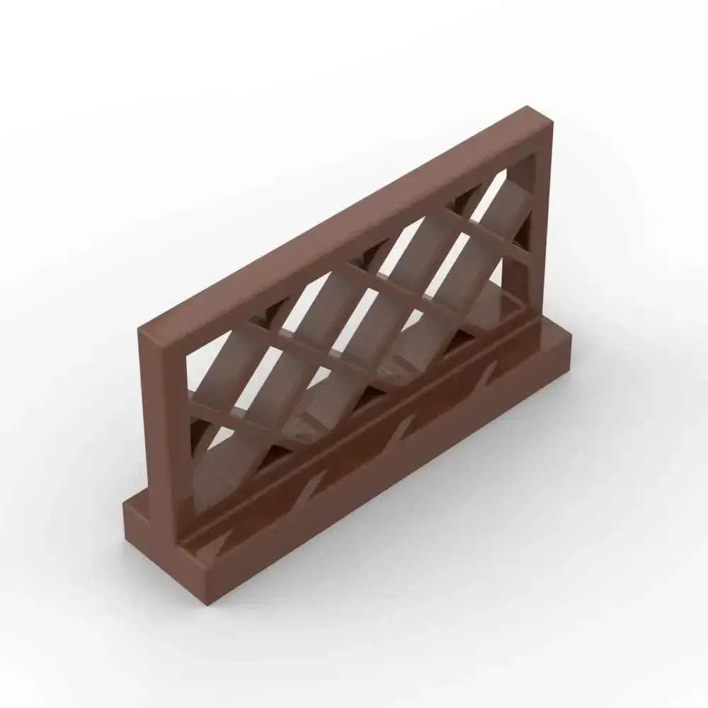 MOC 10PCS Bricks 3185 Fence 1 x 4 x 2 Building Blocks Set Lattice Educational Assemble Particle DIY Toys Children Birthday Gifts