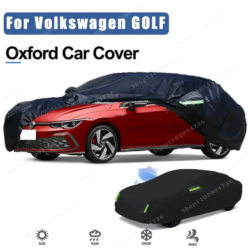 

Custom Fit Car Cover - For Volkswagen GOLF Anti-scratch Dustproof UV Resistant All Weather Protection Car Accessories