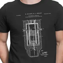 Thorium Breeder Nuclear Reactor 1965 Patent Print Atomic Energy Power Plant Physics Scientist S Electricity T Shirt Decor Pt747