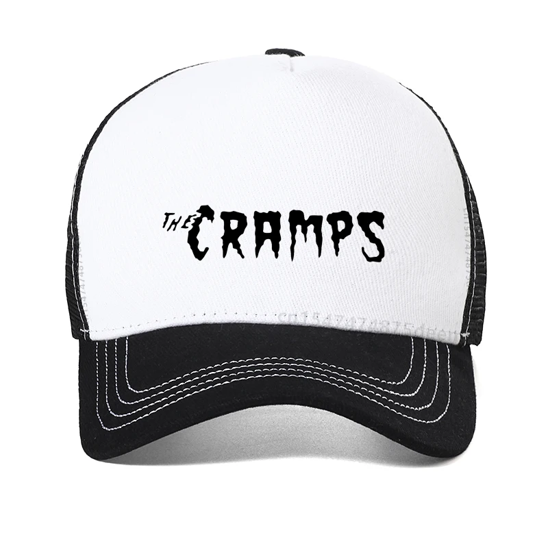 

Fashion Mens Mesh breathable trucker hat The Cramps Creature Quality Cotton Fans Cap Trucker Hat