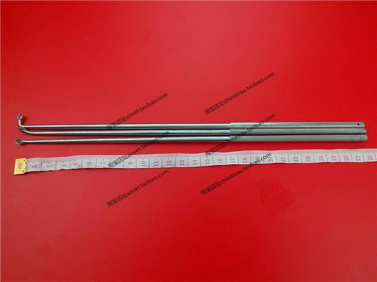 Instrumento ortopédico médico coluna cureta cervical 3x4mm colher de raspagem de vértebra lombar reta curvada lateral cabeça curvada ao