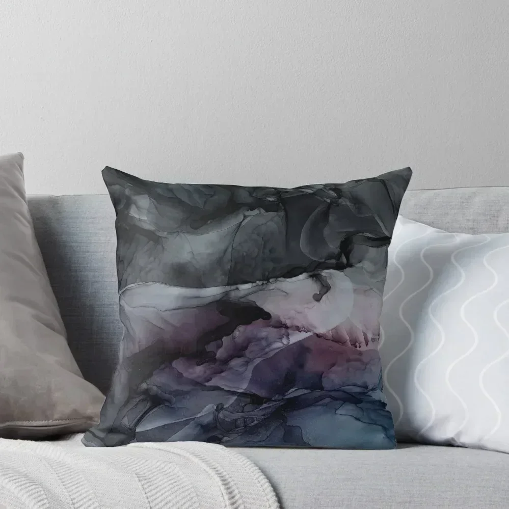 

Moody Dark Chaos Inks Abstract Throw Pillow Anime Luxury Pillow Cover Cushion Cover For Sofa pillow