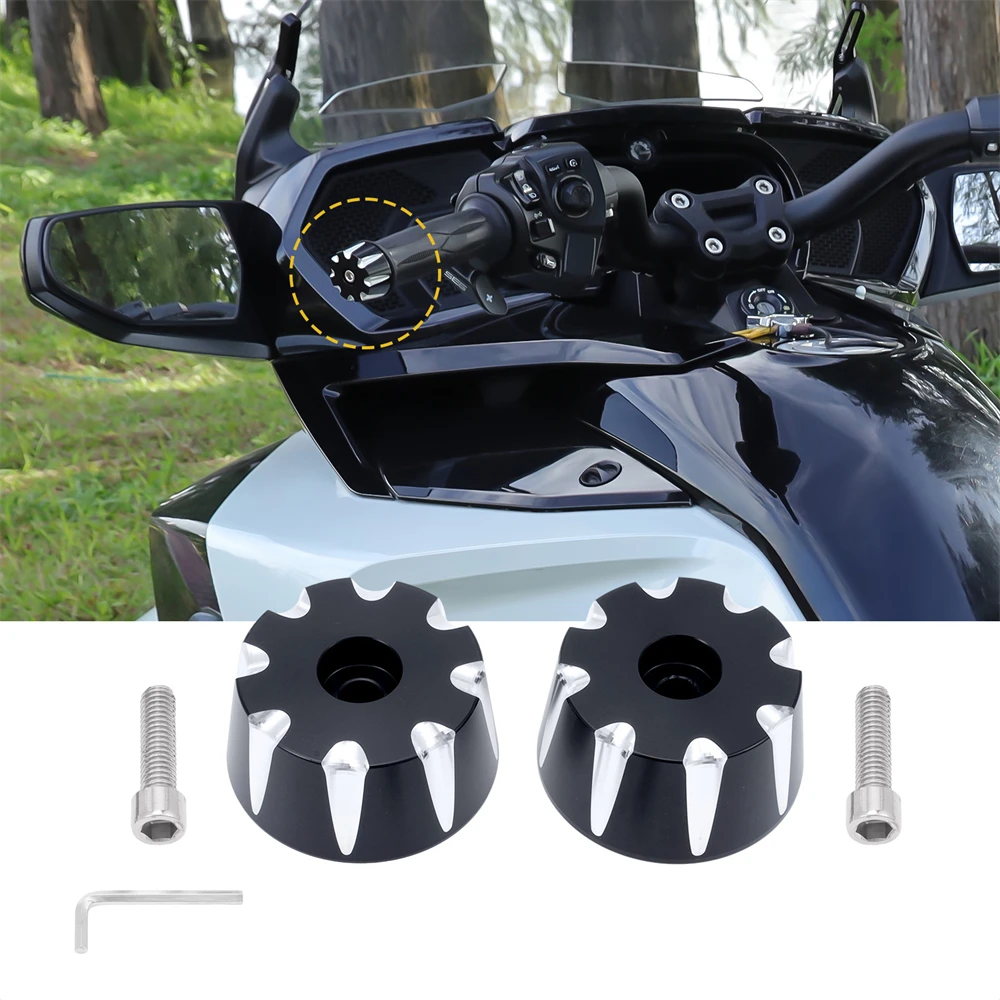 Tapa de extremo de barra para Can Am Spyder F3 RT ST 2015-2023, Ryker 600 900 Rally Sport Edition 2015-2023, empuñadura de aluminio