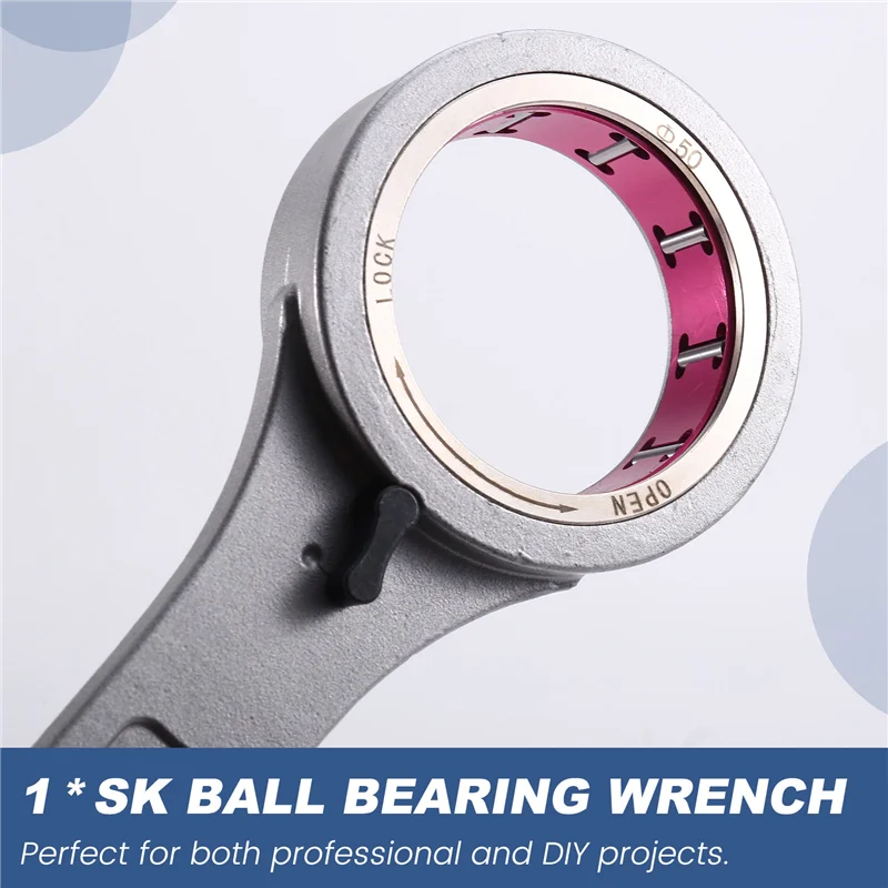 

Premium-SK Wrench Φ50 With Switch Wrench Key Nut Wrench Tool Holder Bracket Tool Collet Chuck For SK25