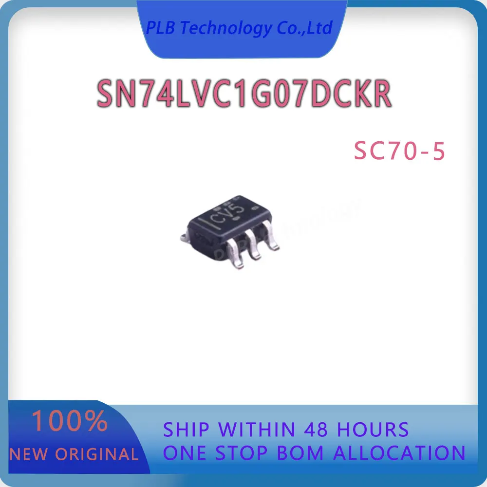 SN74LVC1G07 Integrated circuit SN74LVC1G07DCKR Logic voltage translation Logic ICs New Original SC70-5 Electronics