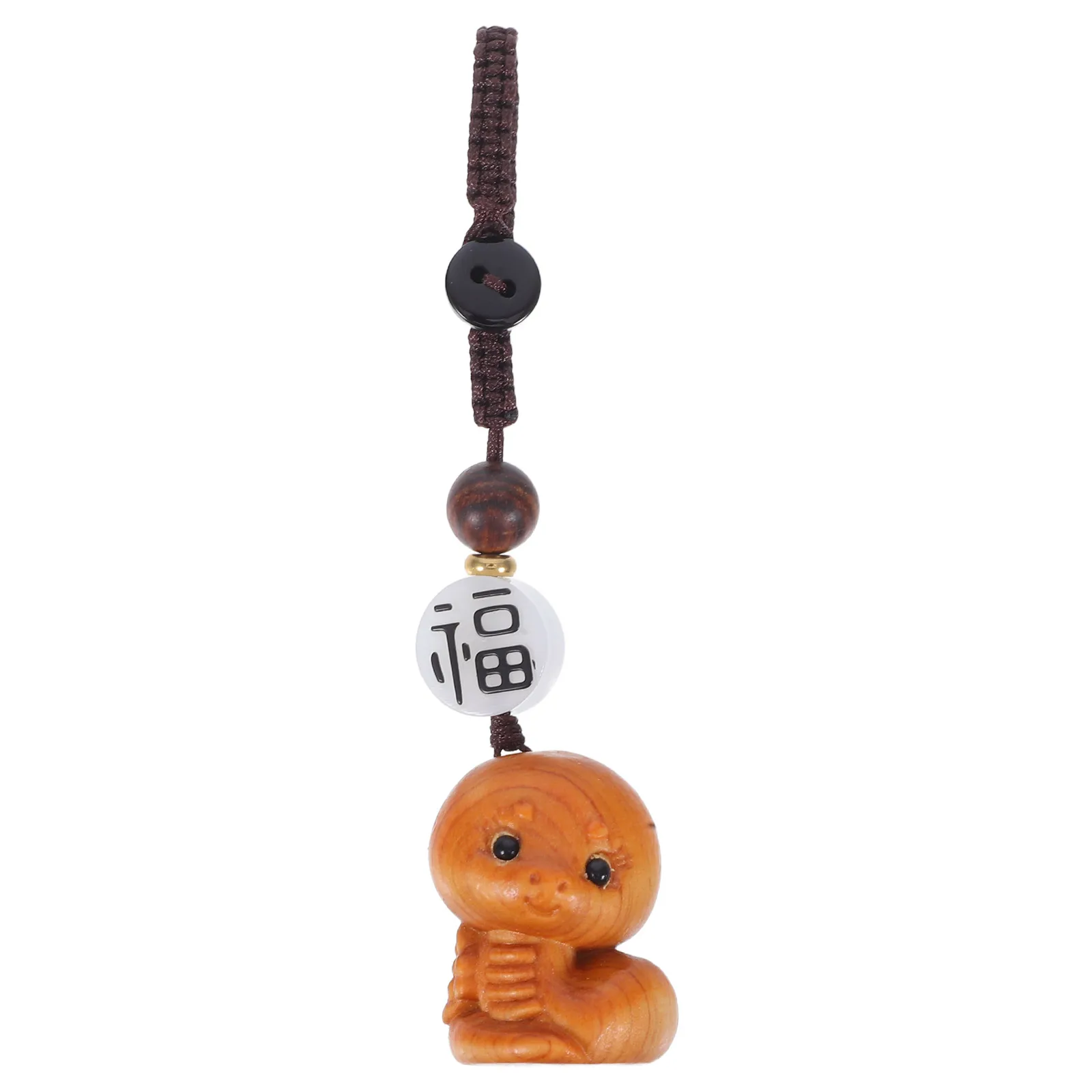 

Wooden Snake Wooden Snake Zodiac Zodiac Gift Decorative Pendant Accessories Hanging Charm Keyring Ornaments