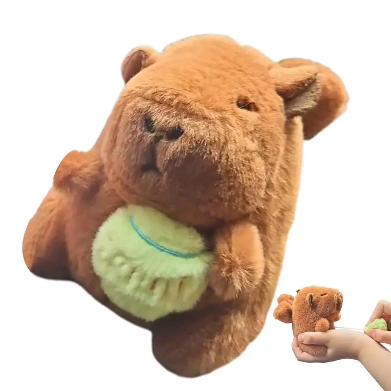 

Capybara Stuffed Animal Stuffed Animals Keyring Backpack Key Chains Pendant Realistic Capybara Stuffed Animals Toy Cute Capybara