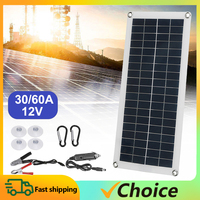 Portable 300W Solar Flexible Panel + Solar Charge Controller Kit USB Interface Charging Solar Controller Kit for Phone RV Car