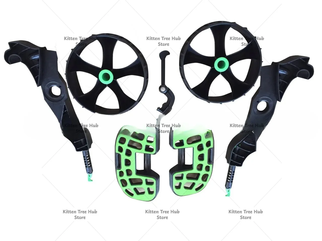 Kayak Trailer Detachable Beach Wheel 2-Wheel Canoe Boat Carrier Cart Plastic Single Beach Board For Kayak Cart Trolley