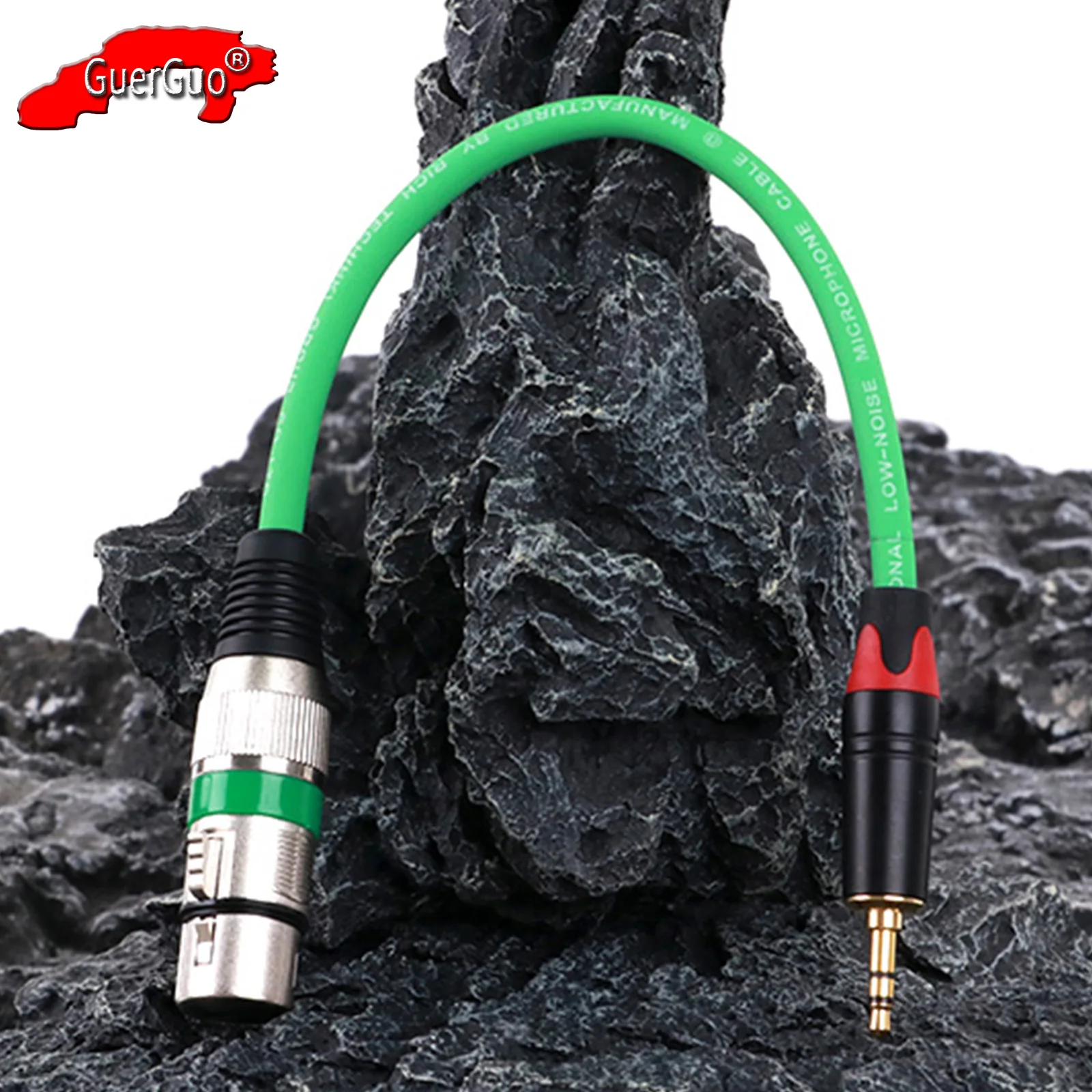 

Aux 3.5mm 1/8 Inch Stereo Male Jack to 3Pin XLR Female Audio Extension Adapter Cable for Instrument Mixer Amplifier Microphone