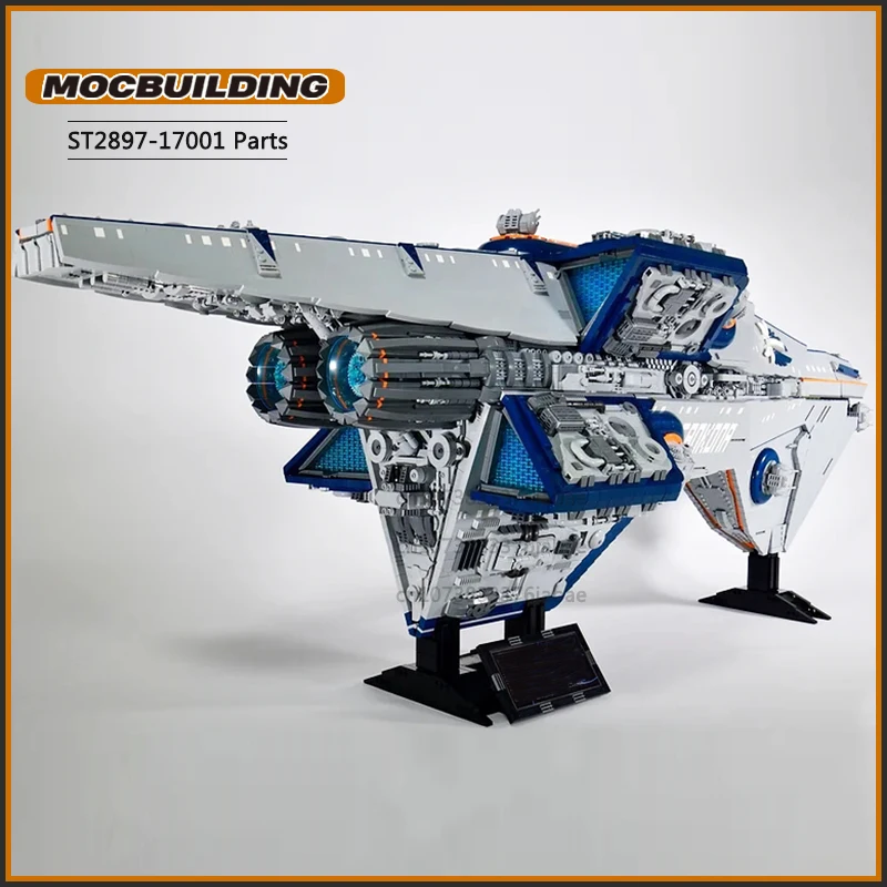 Space Movie MOC UCS Teroch-class Cruiser Building Block Technology Bricks DIY Assembly Model Collection Display Toys Xmas Gifts