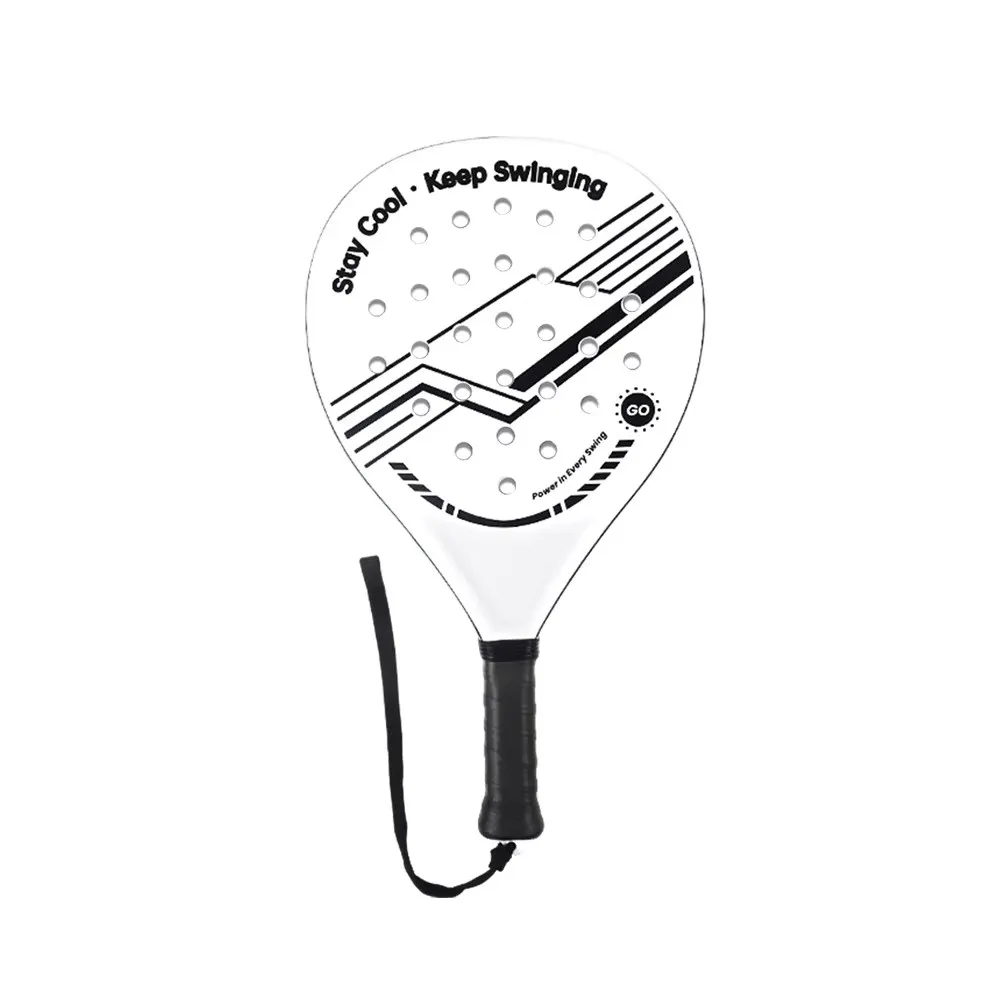 2026 Newest Lightweight Padel Racquet Carbon Fiber Surface with EVA Memory Flex Foam Core for Beginner to Intermediate Players image 3