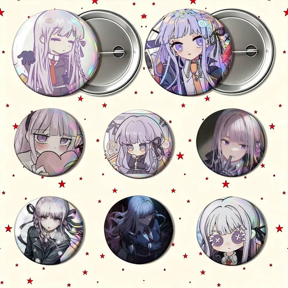 Danganronpa Kyoko Kirigiri Custom Enamel Pin Badges 25mm 32mm 44mm 58mm Backpack Hat Decor Toys Gifts