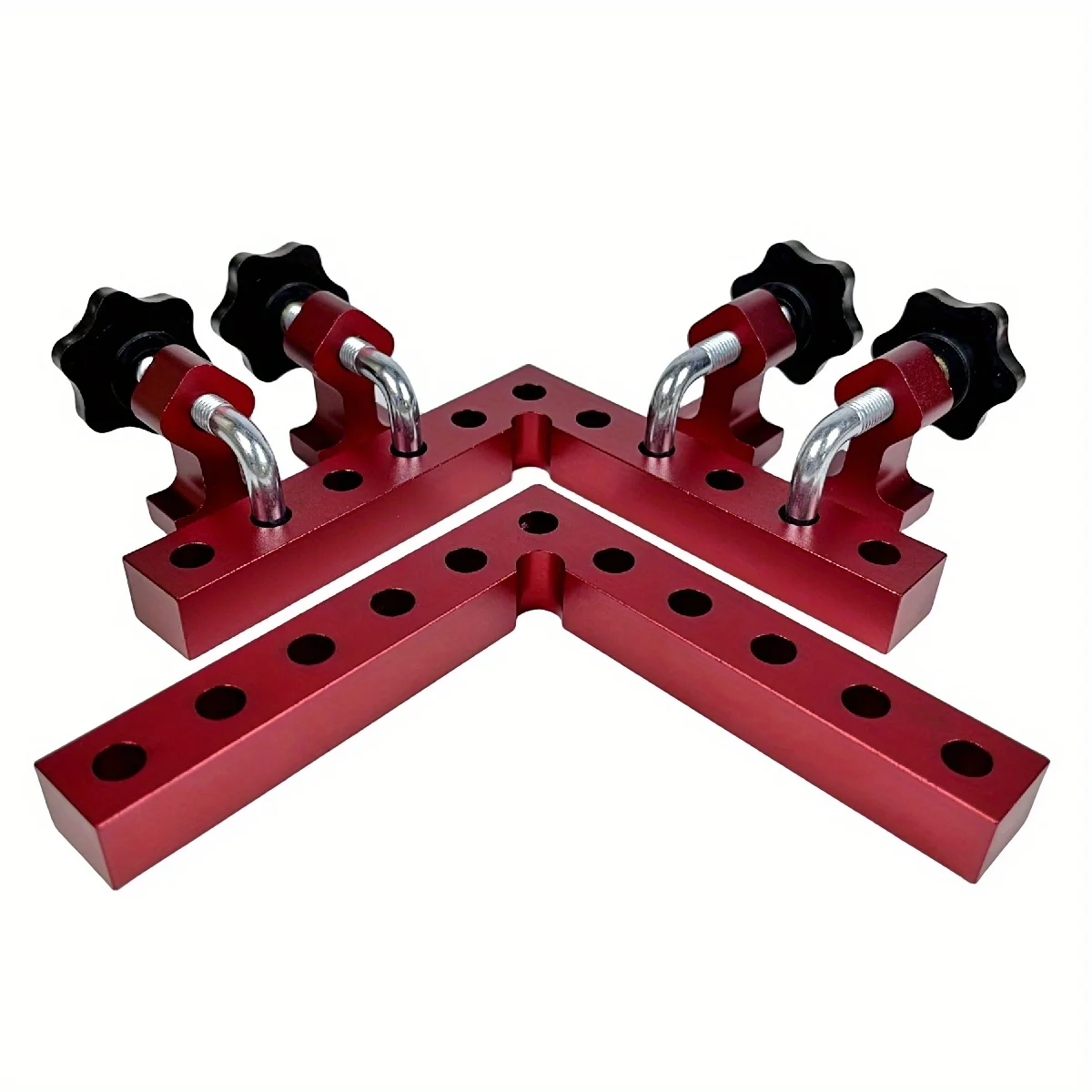 3/6pcs 90 Degree Positioning Squares Right Angle Clamps - Aluminum Alloy Carpenter Corner Clamping Square Tool