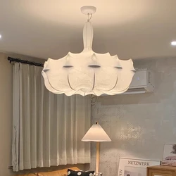 Zeppelin Pendant Light Designer Silk Cocoon Pendant Lamp For Living Room Bedroom Restaurant Wabi Sabi Dining Room Hanging Lamp
