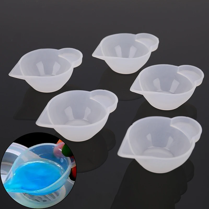 12Pcs Silicone Mixing Measuring Cups UV Resin Mold DIY Casting Jewelry Tool Kit