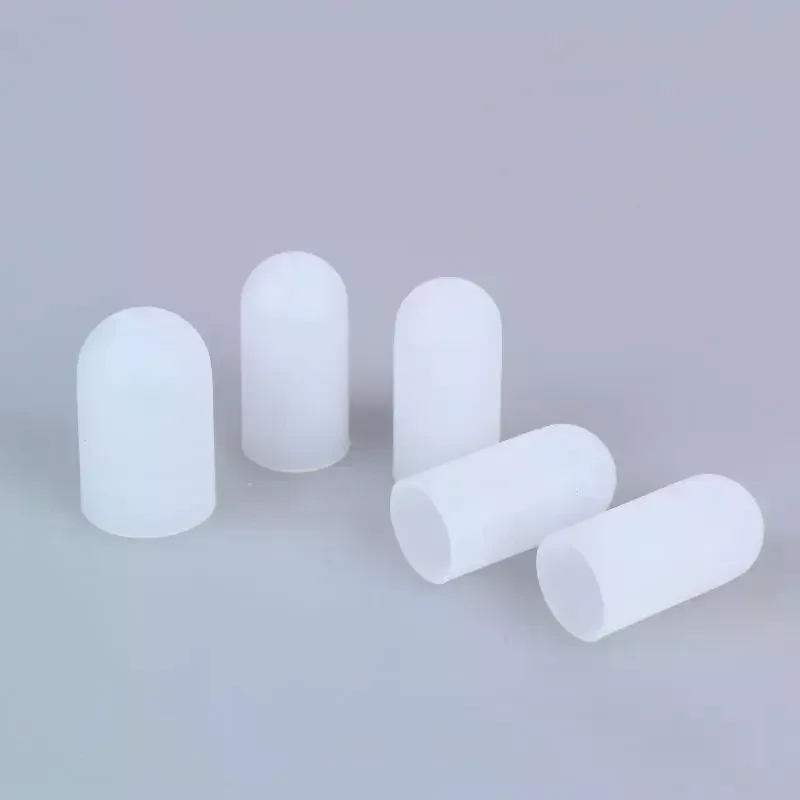 5/10Pcs Silicone Finger Protectors Heat Resistant Anti Slip Anti Scalding Antistatic Finger Cots Single-Finger Transparent Cover