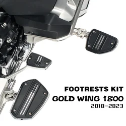 Kit de reposapiés de ala dorada para HONDA Goldwing GL1800, accesorios de doble riel, cubierta de Pedal de freno GL 1800 Tour, piezas de Airbag DCT